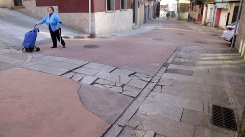 DESTROZOS Y DENUNCIAS EN LA CALLE ROMERO ORTIZ