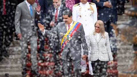 Nicols Maduro y su esposa, Cilia Flores, en una imagen de archivo.