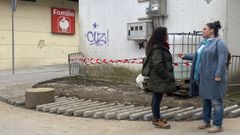 Visita del BNG a las obras de humanizaci�n de A Solaina
