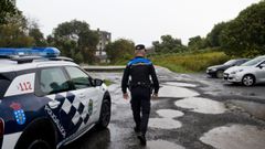 Imagen de archivo de un polic�a local de Arteixo.