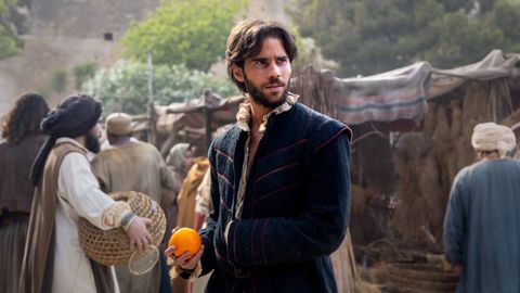 El actor Julio Peña encarna a Cervantes en el filme de Alejandro Amenábar.