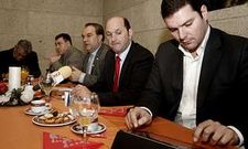 Rodr�guez, Crespo, Louz�n y L�pez hicieron balance en Lal�n del a�o y previsiones del 2012.