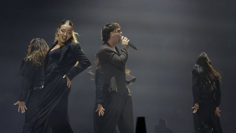 Quevedo en su primer concierto en el Coliseum de A Corua