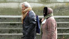 Sensaci�n de fr�o en una calle de Santiago