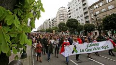 Manifestacion en defensa de los arboles de la Gran Va