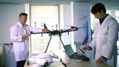 Un dron desarrollado por el Instituto Tecnol�gico de Galicia, en una imagen del pasado enero