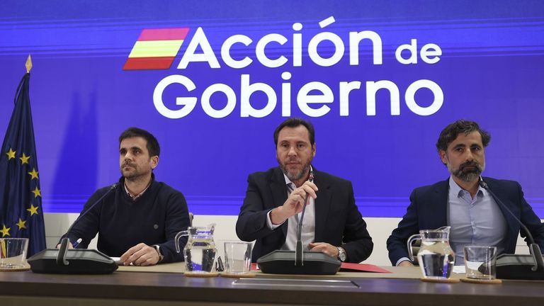 En directo: rueda de prensa�de �scar Puente, ministro de�Transportes y Movilidad Sostenible