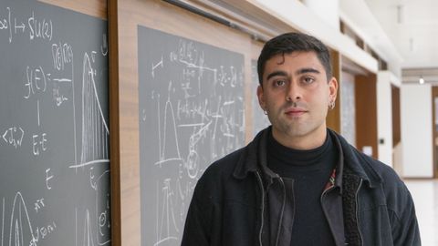 Andrés Rivas Rodís, en el IGFAE, en Santiago