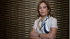 Reyes Calder�n, autora de �El juego de los cr�menes perfectos�. 