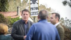 Besteiro y el alcalde de Caldas, Jacobo P�rez, anunciaron el mi�rcoles la cancelaci�n del proyecto de la variante oeste