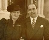 La pareja, en una imagen tomada en el a�o 1948