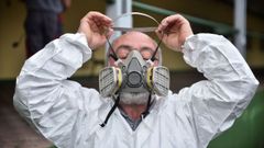 Desinfectan el centro ocupacional de Lamastelle ante la posible presencia de coronavirus