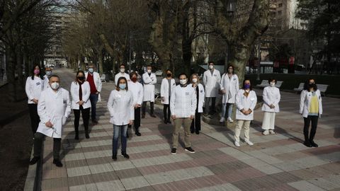 Farmac�uticos ourensanos en el Parque de San L�zaro