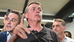 Bolsonaro, durante una rueda de prensa el pasado octubre.