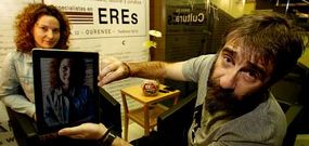 Franco guiou aos participantes na procura do seu personaxe.