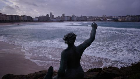 Imagen de archivo de la bah�a de A Coru�a