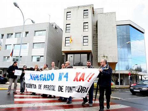 Vilagarc�a sigue reclamando un juzgado m�s, pero la crisis oblig� a aparcar el proyecto.