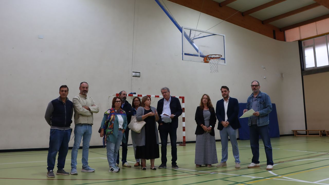 Allariz estrena la nueva cubierta del pabellón de su instituto tras una inversión de 30.000 euros