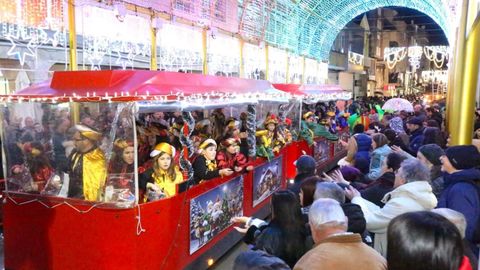 Un tren recorri� el centro del municipio porri��s