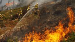 El del monte Pindo fue el incendio m�s devastador de los �ltimos a�os en Barbanza