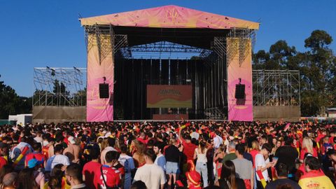 La final de la Eurocopa entre Espa�a e Inglaterra en Gij�n