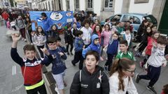 Rapaces polas r�as de Lugo, nun Correlingua de hai anos.