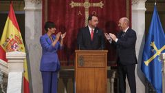 Adri�n Barb�n, en la ceremonia de investidura como presidente del Principado de Asturias