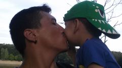 Greyson Franco no pudo impedir la marcha de su peque�o a Polonia