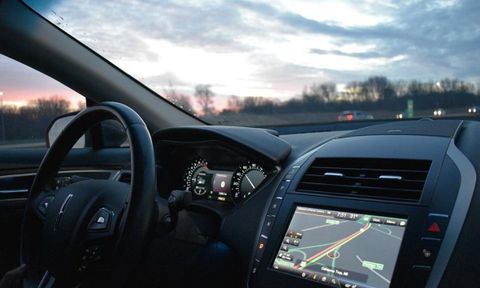 GPS en un coche