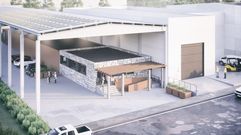 Recreaci�n virtual del aspecto que tendr� el centro de datos de A T�a Xanela en Chantada