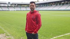 Jes�s Bernal, en su etapa como jugador del Racing de Ferrol
