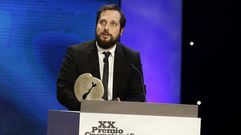 Carlos Vermut recogi� el premio Forqu� en enero por su �ltima pel�cula �Magical Girl�.