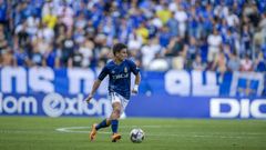 Jimmy Surez, durante el Real Oviedo-Legans