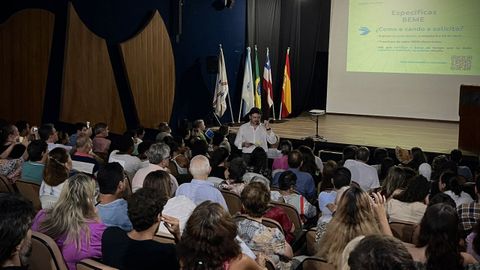 El secretario xeral da Emigración, Antonio Rodríguez Miranda, en Salvador de Bahía (Brasil) hace unas semanas.