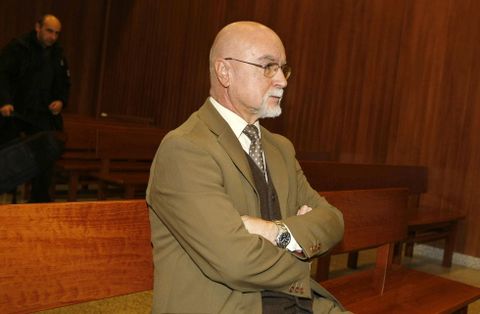 El pediatra, durante el juicio que tuvo lugar el 27 de  noviembre pasado en Pontevedra. 