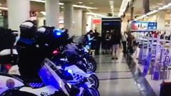 La polic�a de Vigo homenajea a los trabajadores de la alimentaci�n