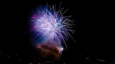 Fuegos artificiales de San Mateo en Oviedo 2025