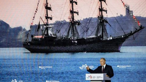 Vladimir Putin, en la apertura del Foro Económico en Vladivostok.
