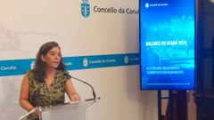 La alcaldesa, In�s Rey, present� este mi�rcoles los datos tur�sticos