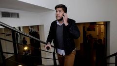 Llegada a los juzgados de Adri�n Varela, concejal de Deportes de Santiago imputado en el caso Pokemon