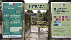 Entrada de las instalaciones del Vigo Nature, antiguo Zoo de Vigo