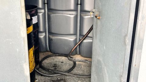 Operativo de la Guardia Civil en Campo Lameiro