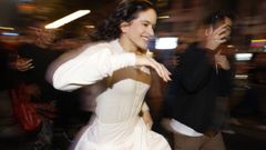 Rosal�a durante el lanzamiento de �Lux� en Madrid