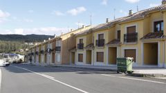 La Avenida Isidro Parga Pondal, en Laxe