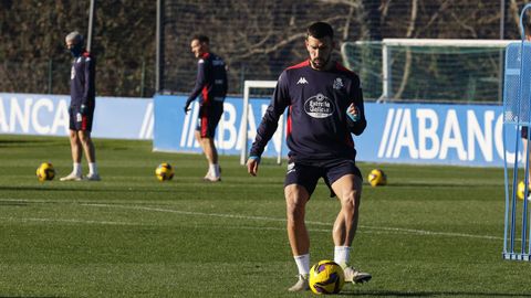 Pablo Martnez, en un entrenamiento