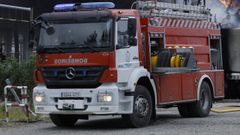 Foto de archivo de una intervenci�n de los bomberos de Viveiro