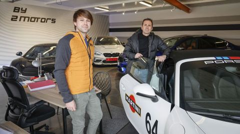 Nacho Fernndez Ansede y Jos ngel Gonzlez Bodeln son socios en By2Motors, con sede en A Ra de Valdeorras.