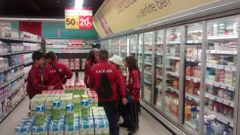 Escolares de Mos aprenden matem�ticas en el supermercado