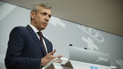 El vicepresidente de la Xunta, Alfonso Rueda