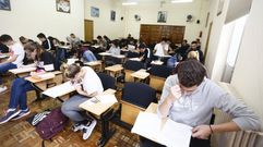 Examen de selectividad en Viveiro